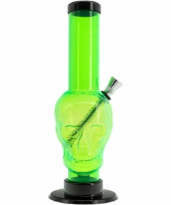 Shop JM Enterprises 12-15" Acrylic Skull Chamber Bong - Multiple Colors in australian