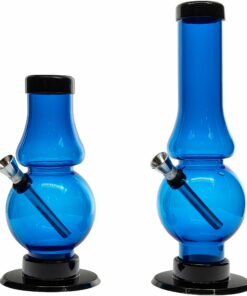 Shop JM Enterprises 6-9" Acrylic Straight Tube Bubble Flare Bong - Multiple Colors in australian