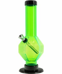 Shop JM Enterprises 9-12" Acrylic Diamond Bong - Multiple Colors in australian