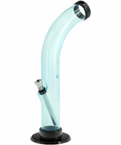 Shop JM Enterprises 10'' Acrylic Curved Tube Bong - Multiple Colors in australian