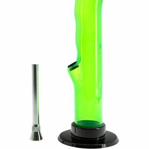 Shop JM Enterprises 10'' Acrylic Curved Tube Bong - Multiple Colors in australian