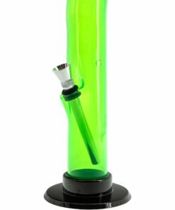 Shop JM Enterprises 10'' Acrylic Curved Tube Bong - Multiple Colors in australian