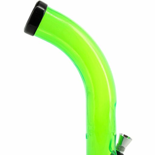 Shop JM Enterprises 10'' Acrylic Curved Tube Bong - Multiple Colors in australian