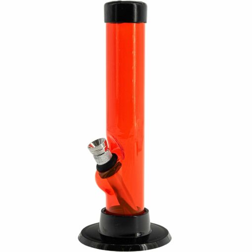 Shop JM Enterprises 6" Acrylic Straight Tube Bong - Multiple Colors in australian