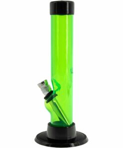 Shop JM Enterprises 6" Acrylic Straight Tube Bong - Multiple Colors in australian