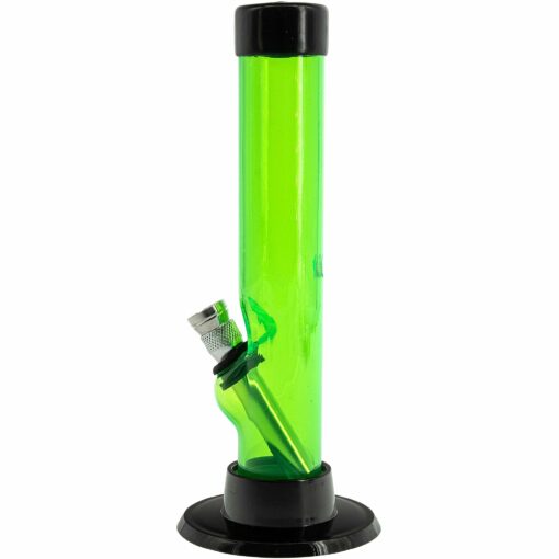 Shop JM Enterprises 6" Acrylic Straight Tube Bong - Multiple Colors in australian