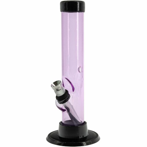 Shop JM Enterprises 6" Acrylic Straight Tube Bong - Multiple Colors in australian