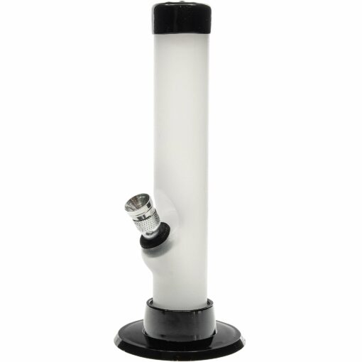 Shop JM Enterprises 6" Acrylic Straight Tube Bong - Multiple Colors in australian