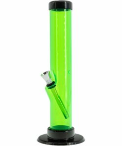 Shop JM Enterprises 6-9-12" Acrylic Straight Tube Bong - Multiple Colors in australian