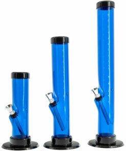 Shop JM Enterprises 6-9-12" Acrylic Straight Tube Bong - Multiple Colors in australian