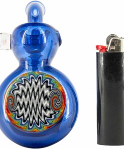 Shop Wig Wag Rainbow Reversal Sherlock Glass Pipe by Chris Lezak in australian