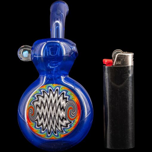 Shop Wig Wag Rainbow Reversal Sherlock Glass Pipe by Chris Lezak in australian