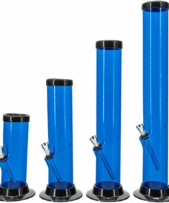 Shop JM Enterprises 6-9-12-15" Acrylic Straight Tube Basic Bong - Multiple Colors in australian