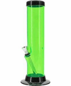 Shop JM Enterprises 6-9-12-15" Acrylic Straight Tube Basic Bong - Multiple Colors in australian