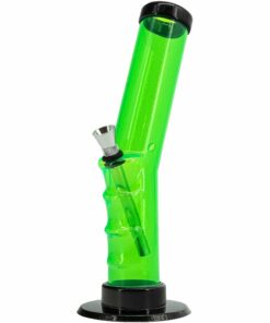 Shop JM Enterprises 9-12" Acrylic Angled Straight Tube Bong - Multiple Colors in australian