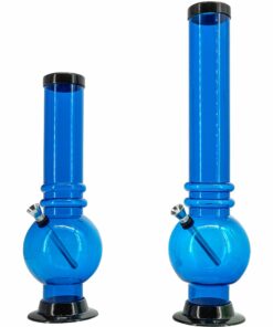 Shop JM Enterprises 12-15" Acrylic Bubble Base Bong - Multiple Colors in australian