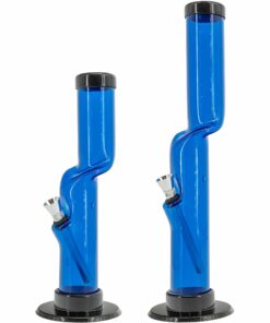 Shop JM Enterprises 9-12" Acrylic Kink Neck Bong - Multiple Colors in australian