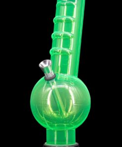 Shop JM Plastics Acrylic Angled Neck Straight Tube Bubble Bong in australian