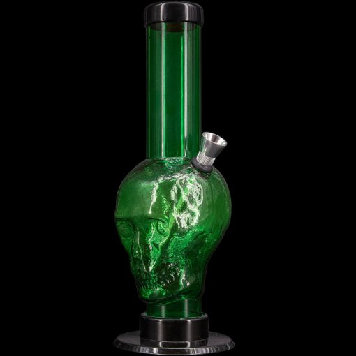 Shop JM Enterprises 9-12" Acrylic Skull Bong - Multiple Colors in australian