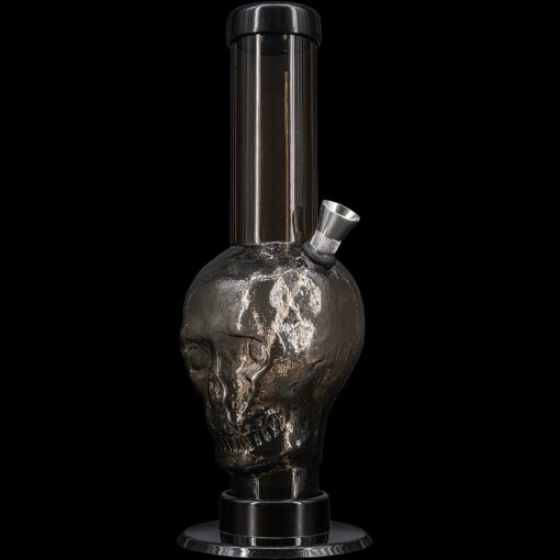 Shop JM Enterprises 9-12" Acrylic Skull Bong - Multiple Colors in australian