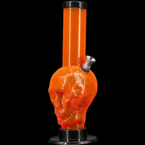 Shop JM Enterprises 9-12" Acrylic Skull Bong - Multiple Colors in australian