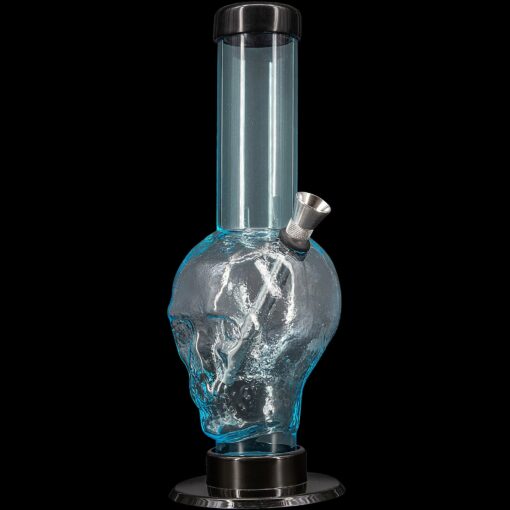 Shop JM Enterprises 9-12" Acrylic Skull Bong - Multiple Colors in australian