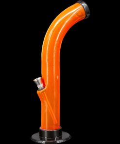 Shop JM Enterprises 10'' Acrylic Curved Tube Bong - Multiple Colors in australian