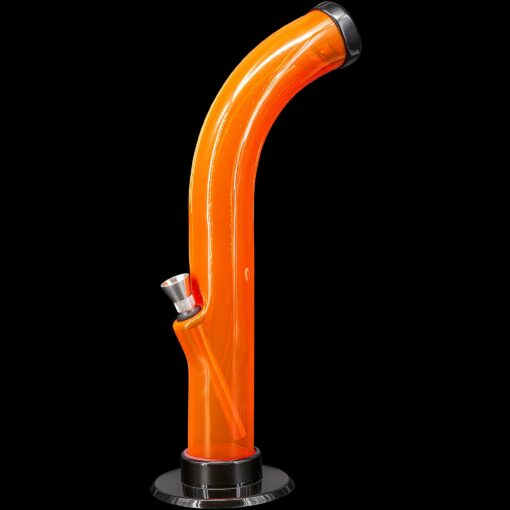 Shop JM Enterprises 10'' Acrylic Curved Tube Bong - Multiple Colors in australian