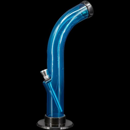 Shop JM Enterprises 10'' Acrylic Curved Tube Bong - Multiple Colors in australian