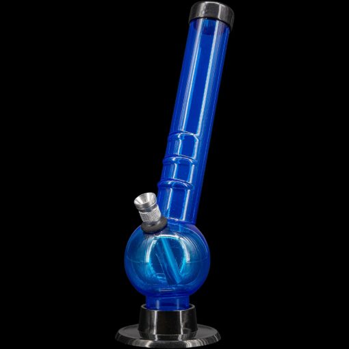 Shop JM Enterprises 8" Acrylic Angled Neck Bubble Bong - Multiple Colors in australian