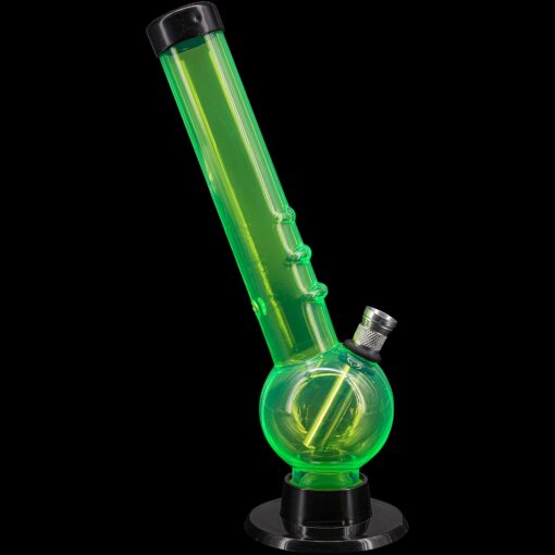 Shop JM Enterprises 8" Acrylic Angled Neck Bubble Bong - Multiple Colors in australian