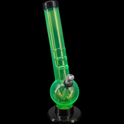 Shop JM Enterprises 8" Acrylic Angled Neck Bubble Bong - Multiple Colors in australian