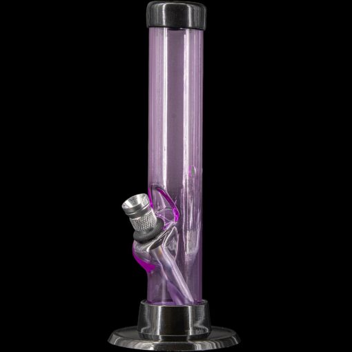 Shop JM Enterprises 6" Acrylic Straight Tube Bong - Multiple Colors in australian