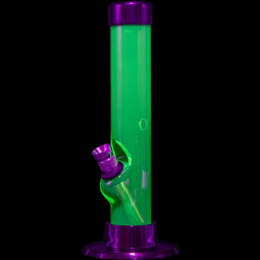 Shop JM Enterprises 6" Acrylic Straight Tube Bong - Multiple Colors in australian