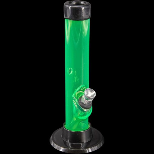 Shop JM Enterprises 6" Acrylic Straight Tube Bong - Multiple Colors in australian