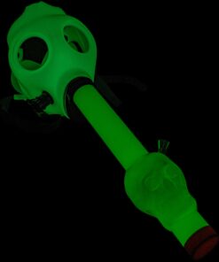 Shop JM Enterprises Acrylic Glow In The Dark Skull Diffuser Gas Mask in australian