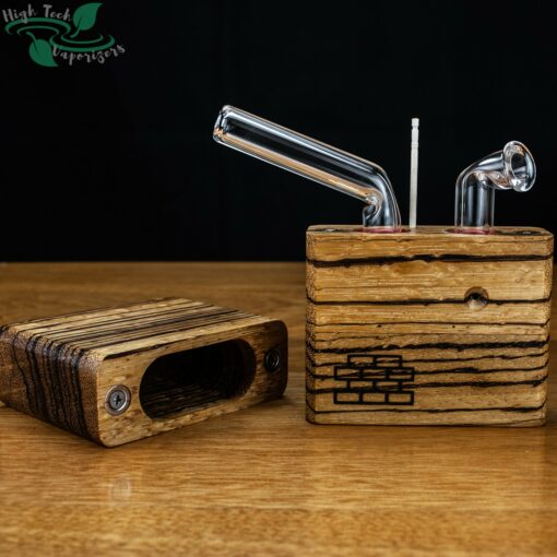 Shop Junior Sticky Brick Flame Powered Extraction Device (Zebrawood) in australian