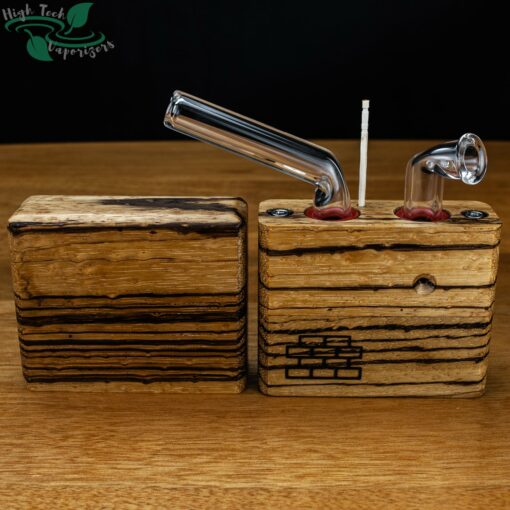 Shop Junior Sticky Brick Flame Powered Extraction Device (Zebrawood) in australian