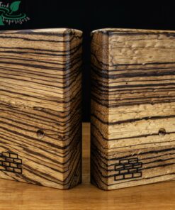 Shop Junior Sticky Brick Flame Powered Extraction Device (Zebrawood) in australian