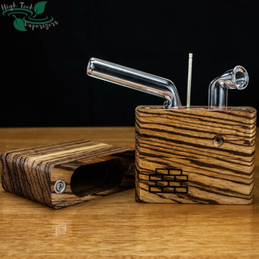 Shop Junior Sticky Brick Flame Powered Extraction Device (Zebrawood) in australian