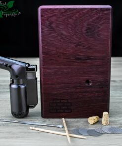 Shop Junior Sticky Brick Flame Powered Extraction Device (Purpleheart) in australian