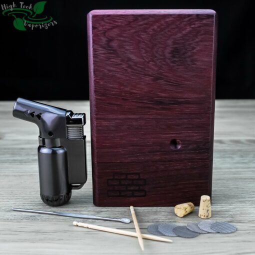 Shop Junior Sticky Brick Flame Powered Extraction Device (Purpleheart) in australian