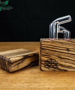 Shop Junior Sticky Brick Flame Powered Extraction Device (Zebrawood) in australian