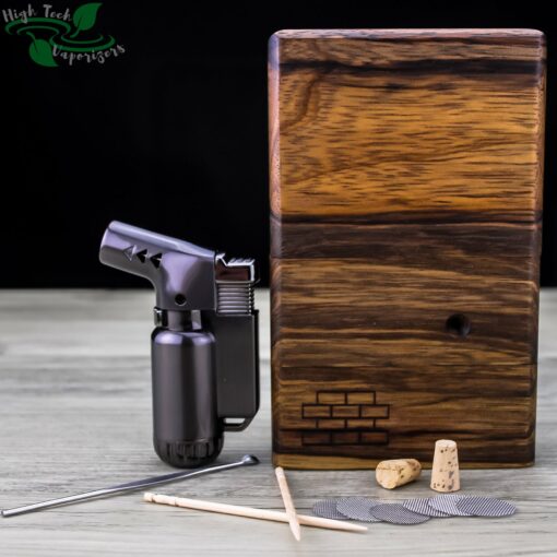 Shop Junior Sticky Brick Flame Powered Extraction Device (Black Limba) in australian