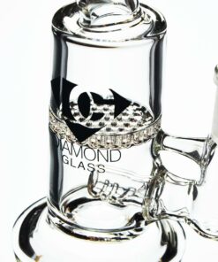 Shop Mini Inline to Honeycomb Oil Rig by Diamond Glass in australian