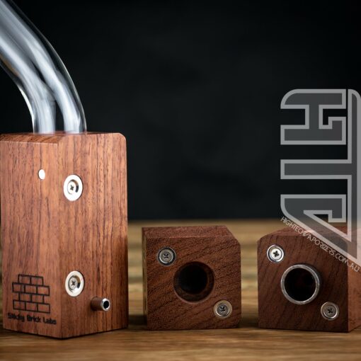 Shop OG Brick Flame Powered Extraction Device (Bubinga) By Sticky Brick Labs in australian