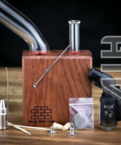 Shop OG Brick Flame Powered Extraction Device (Bubinga) By Sticky Brick Labs in australian