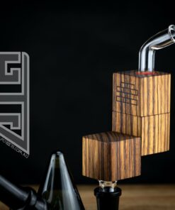 Shop The New Flip Brick Zebrawood Flame Powered Extraction Device by Sticky Brick Labs in australian