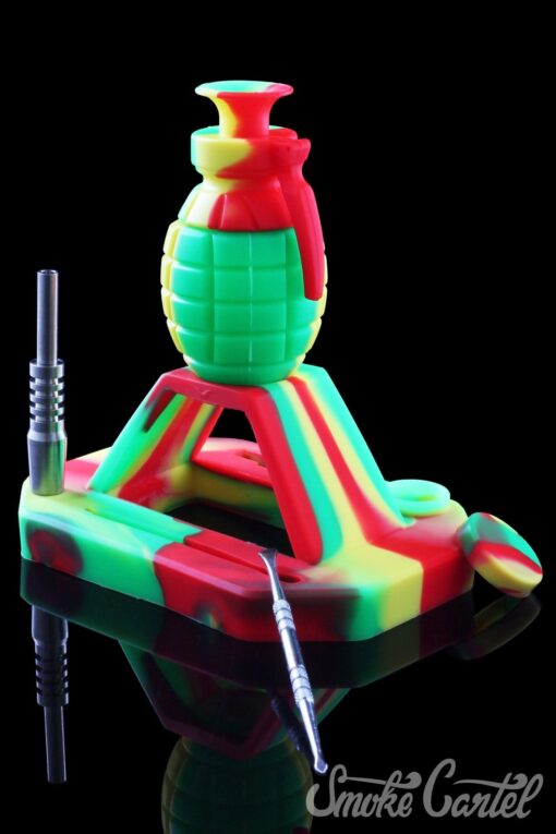 Shop Silicone Grenade Honey Funnel and Station in australian