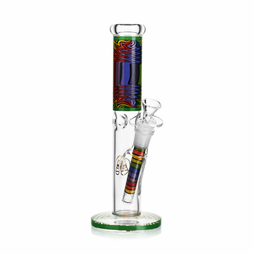 Shop Ritual Smoke - Prism 10" Glass Straight Tube - Emerald in australian